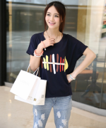 2015韓版新款寬鬆短袖T恤-3色