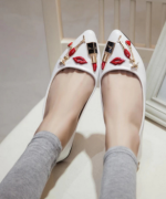 2016春季韓版尖頭時尚歐美風格平底鞋-2色