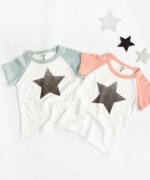 韓國原單星星圖寶寶短袖T恤-2色
