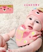 超可愛造型雄新生寶寶甜睡帽2組件-5色